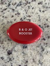 Vintage B & O Jet Booster RR Squeeze Coin Purse Pouch Railroad Advertising picture
