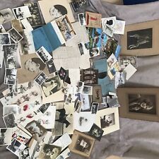 LARGE JOB LOT OF OLD PHOTOGRAPHS, PEOPLE, PLACES, GREETING CARDS picture
