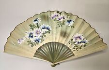Antique Victorian Sweet Clover Brand Advertising Hand Fan picture