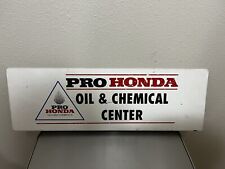 vintage honda dealer sign Honda Oil Sign Vintage Metal Sign Dealer Sign Rare picture
