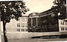 Vintage Postcard- HIGH SCHOOL, COHOES, N.Y. picture