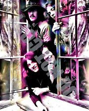 Members Of Led Zeppelin Peering Out of a Window Plant Page Bonham Art 8x10 Photo picture