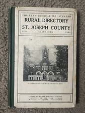Antique 1919 Rural Directory of ST. Jospeh County Michigan picture