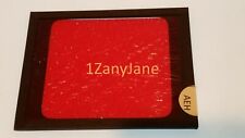 Glass Magic Lantern Slide AEH SHADE SLIDE RED No 2 picture