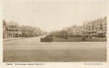 c1915 RPPC 3rd Avenue Hotels Houses Asbury Park NJ Real Photo P293 picture
