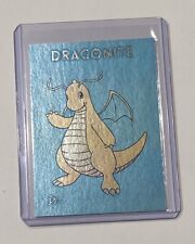 Dragonite Platinum Plated Limited Edition Artist Signed Pokemon Trading Card 1/1 picture
