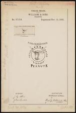 Trademark registration by Williams & Sons for Texas Steer Brand Peanuts picture