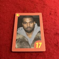 2020 Kanye West Paladone Game Card Red #17 Celebrity Guessing Game Who Is It? picture
