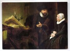 POSTCARD - The Preacher Anslo - Rembrandt - Pristine picture