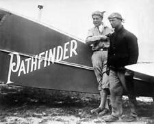 American Aviators Lewis Yancey and Roger Williams in front of thei - Old Photo picture
