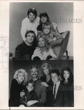 1989 Press Photo Starring Actors of Television's 