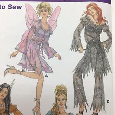 Halloween Adult Sexy Costume Simplicity Sewing Pattern 5363 LARP Cosplay Flowing picture