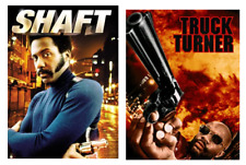SHAFT Truck Turner Movies (2) Fridge MAGNETS Set Isaac Hayes 70's Blaxploitation picture