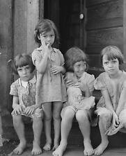1939 YOUNG GIRLS Elkins, West Virginia DEPRESSION ERA 8.5X11 Photo picture