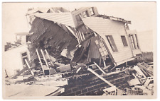Lorain Ohio Source c. 1924  Tornado Damage Devastated Collapsed House RPPC picture