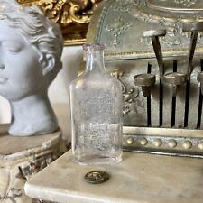 Antique Empress Manufacturing Company Hair Restorer Bottle Pink Glass Bottle picture