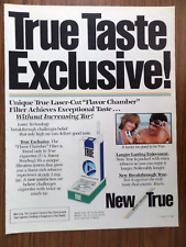 1984 True Cigarette Ad  True Taste Exclusive picture