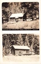 Cabins at Phillips Vade California CA Highway 50 c1940 Real Photo RPPC picture