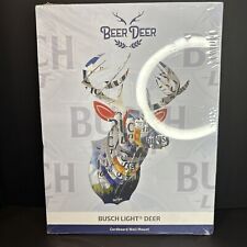 Beer Deer Busch Light Deer Cardboard Box Deer Head Artwork NIB picture