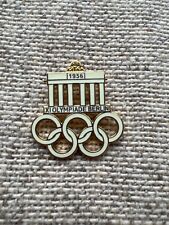 1936 Berlin Germany Summer Olympic Games Pin, Brandenburg Gate picture