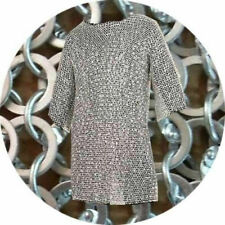 Aluminium Chain Mail Shirt Round Riveted Flat Washer Chainmail Haubergeon 50