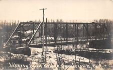 RPPC Liberty Street Bridge Jamestown Pennsylvania Real Photo c1910 Postcard picture