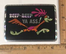 Vintage Plymouth Roadrunner Beep Beep Ya Ass Decal Sticker Prism Prismatic picture
