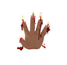 Bleeding Hand Candle Bloody Palm Wax Light Halloween Horror Decoration Prop picture