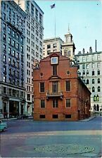 Old State House Site Boston Massacre Massachusetts MA Erected 1713 Postcard UNP picture
