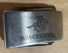 Winchester Stainless Steel Pocket Knife, Nail File, & Money Clip picture