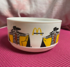 Vintage 1983 McDonalds Hamburglar Plastic Bowl Fast Food Collectible Advertising picture