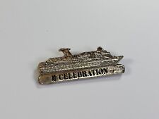 Carnival Celebration Cruise Pin Gold Color Metal Lapel Pin picture