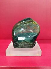 1128gr Strongest energy green jasper red dot blood stone antique polished picture