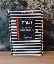 Vintage Tabu by Dana. Purse size solid cologne containers with box.  Empty picture