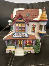 Lemax Dickensvale Rainbow Kindergarden Christmas lighted house Town 1994 picture