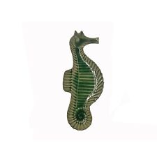 Artistic Green Glaze Ceramic Decorative Seahorse Shape Display Plate ws3871 picture