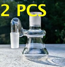 2PCS/Lot Of 2 90° Dry Ash Catcher Water Pipe Bong Bubbler Premium Quality 14mm picture
