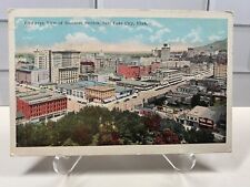 c1920s Salt Lake City, Utah - Business Section View - Vintage Unposted Postcard picture