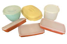 VINTAGE TUPPERWARE Storage Containers Lot of 6 picture