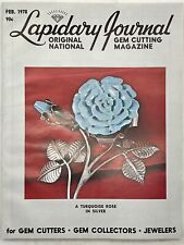 Lapidary Journal Magazine February 1978 A Turquoise Rose in Silver picture