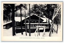 c1930's Camp Agawam Kezar R. F. D. Winter Snow Lovell Maine ME Vintage Postcard picture