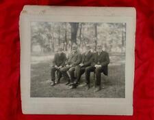 Large Antique Photo Civil War Confederate POW Survivors picture