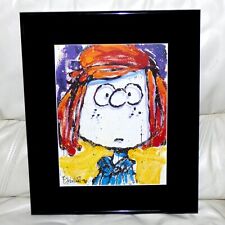 PEANUTS BY TOM EVERHART PEPPERMINT PATTY EL NIÑO IN MY FACE FRAMED PRINT SCHULZ picture