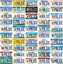 Any US State Personalized Police Custom Car License Plates picture