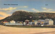Tilbury Knob, PA Pennsylvania  VILLAGE STREET SCENE Luzerne Co ca1940's Postcard picture