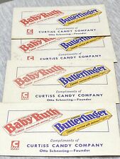 4 Vintage Baby Ruth Butterfinger Curtiss Candy Company Cards Pledge Allegiance ￼ picture