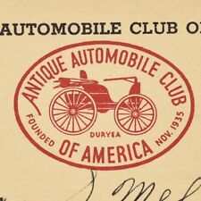 1953 Antique Automobile Club AACA Membership Mihran Melkonian Iroquois New York picture