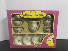 Vintage 13pcs China Tea in Pastel Floral Pattern Set New picture