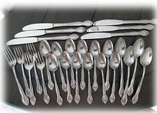 Vintage 27 Pc ROGERS Stanley Roberts FAIRMONT Stainless Steel FLATWARE LOT picture