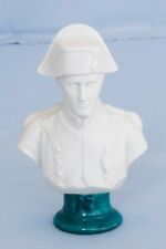 Antique White Bisque Porcelain Bust French Emperor Napoleon Bonaparte Waterloo picture